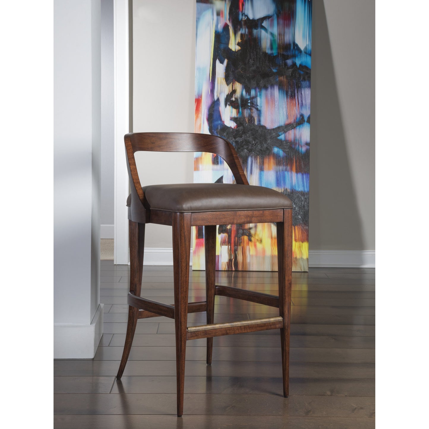 005 SR-834202 | Lifestyle | Beale Low Back Barstool by Artistica Home. Made from unique in a transitional style.