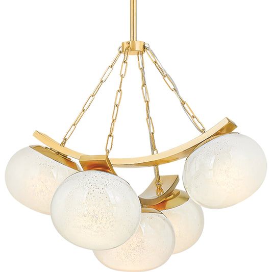 Duxbury 5-Light Chandelier by Hudson Valley. Made from steel in a unique style.