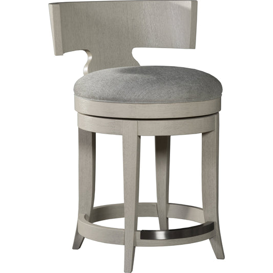 Fuente Swivel Counter Stool by Artistica Home in gray. Made from unique in a transitional style.