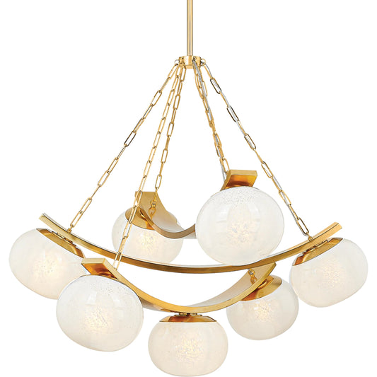 Duxbury 7-Light Chandelier by Hudson Valley. Made from steel in a unique style.