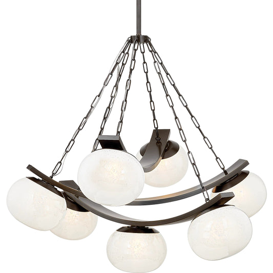 Duxbury 7-Light Chandelier by Hudson Valley. Made from steel in a unique style.