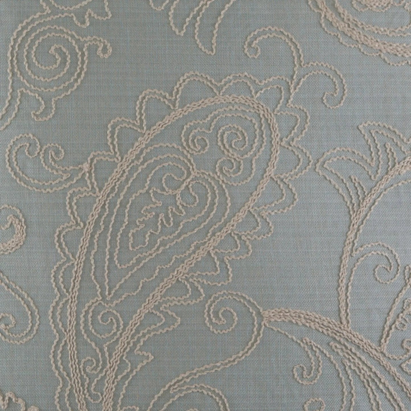 002 SI-2381729 | Closeup | Mattuck Pillow by DV Kap Home in mist. Made from unique in a traditional style.