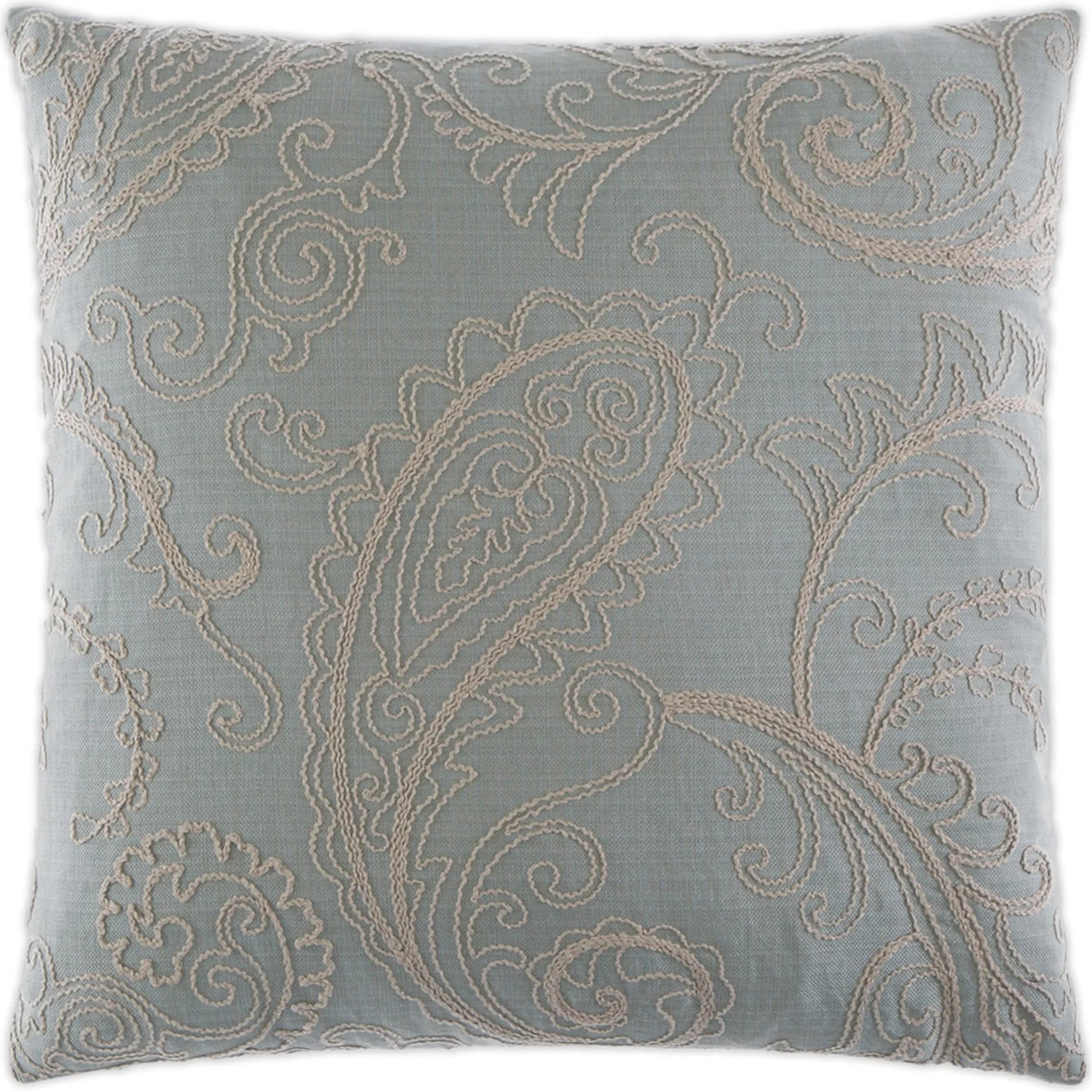 Mattuck Pillow by DV Kap Home in mist. Made from unique in a traditional style.