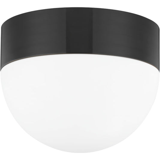 Adams Flush Mount by Hudson Valley in old bronze. Made from steel in a modern style.