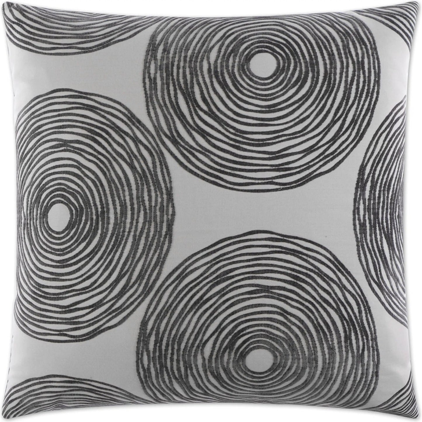 001 SI-2381218 | Primary Silo | Gaucho Pillow by DV Kap Home in charcoal. Made from 48% polyester, 44% acrylic, 8% viscose in a modern style.