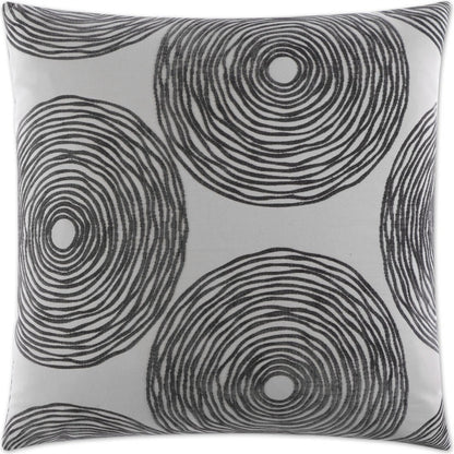 Gaucho Pillow by DV Kap Home in charcoal. Made from 48% polyester, 44% acrylic, 8% viscose in a modern style.