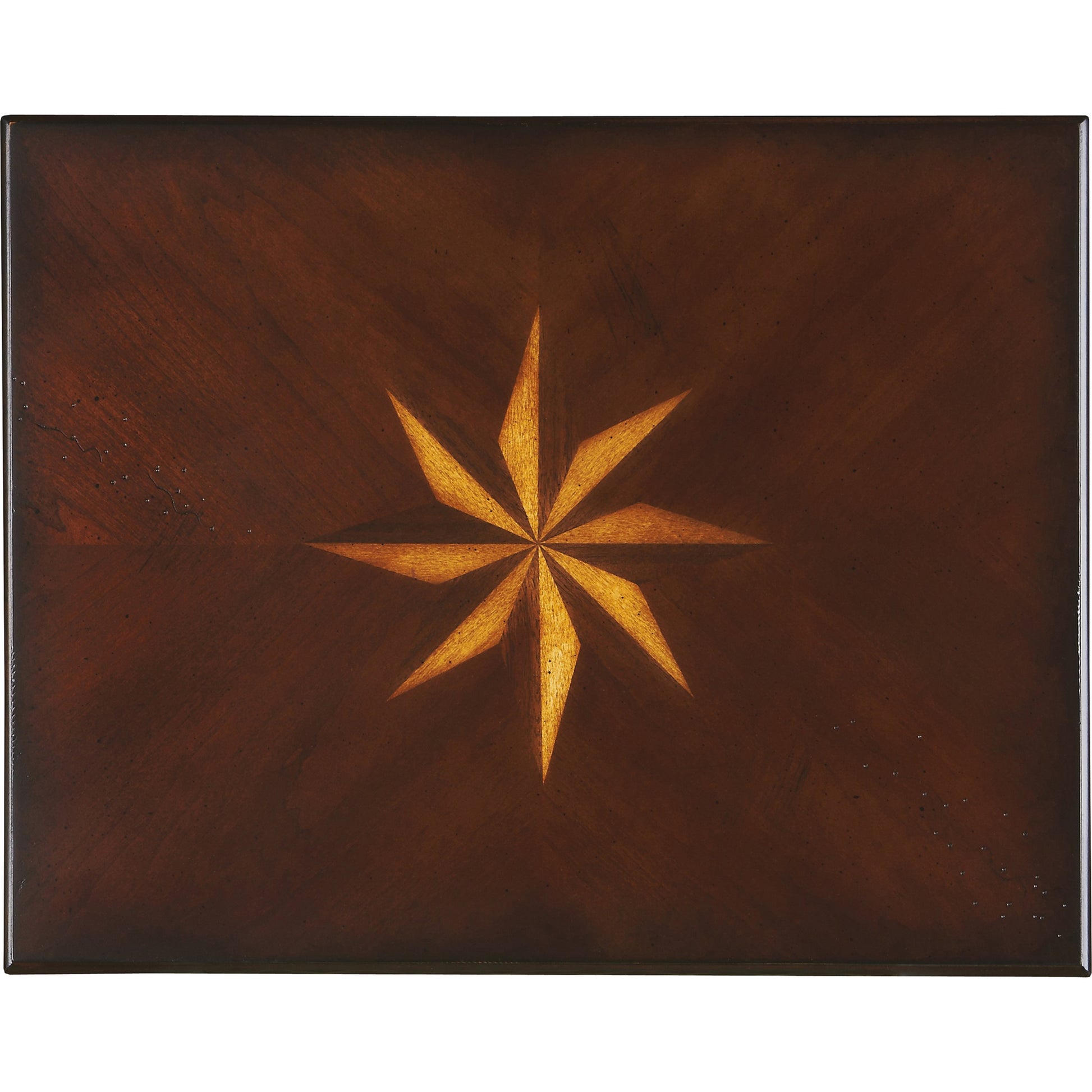 Tyler Accent Table by Butler Specialty Company in dark brown and plantation cherry. Made from rubberwood solids, mdf, cherry, maple, walnut veneers in a traditional style.