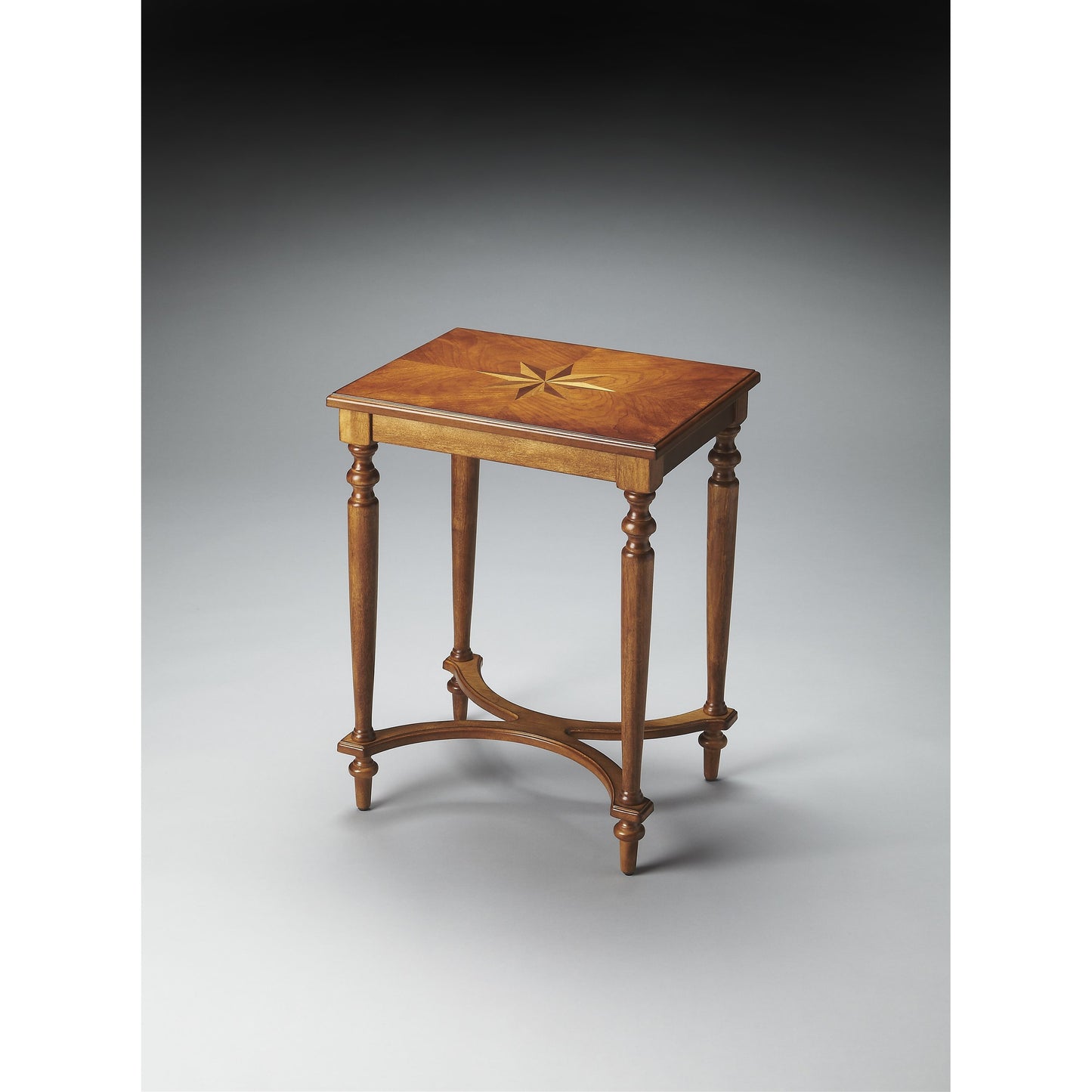 004 S-242382 | Additional Silo | Tyler Olive Ash Burl Accent Table by Butler Specialty Company in medium brown and olive ash burl. Made from rubberwood solids, mdf, cherry, maple, walnut veneers in a traditional style.