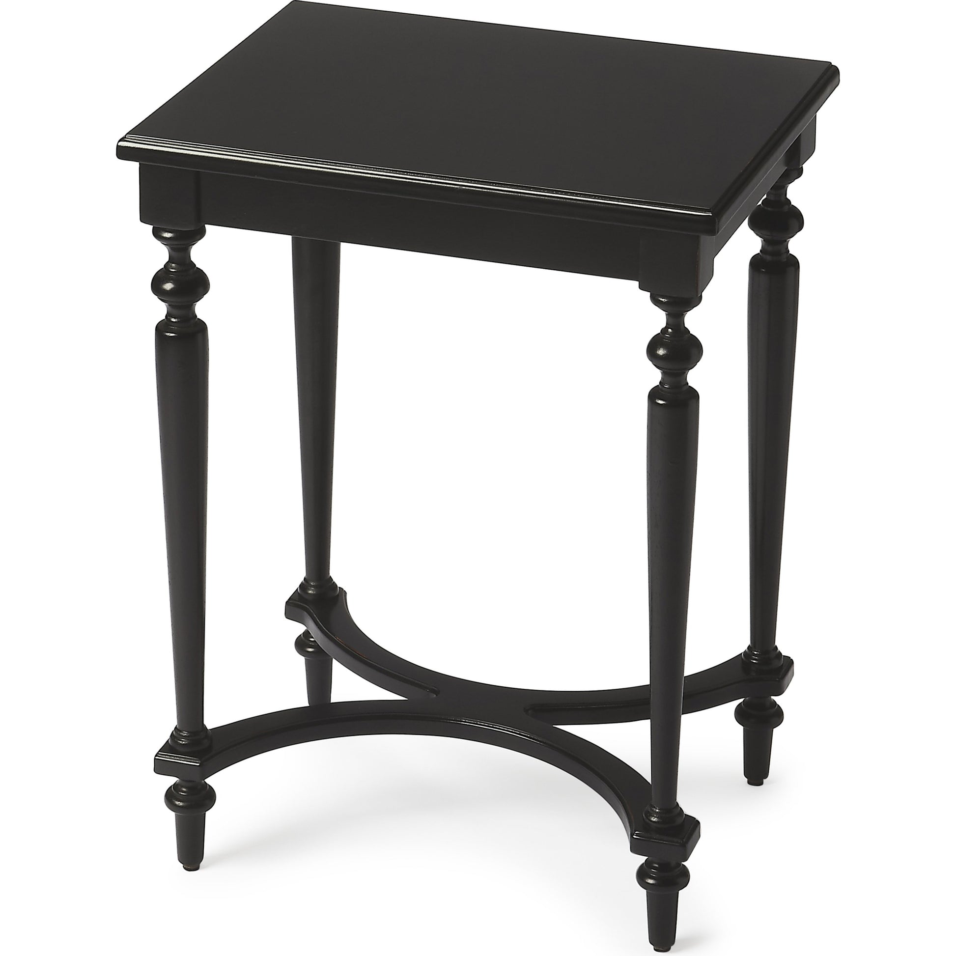 Tyler Accent Table by Butler Specialty Company in dark brown and plantation cherry. Made from rubberwood solids, mdf, cherry, maple, walnut veneers in a traditional style.