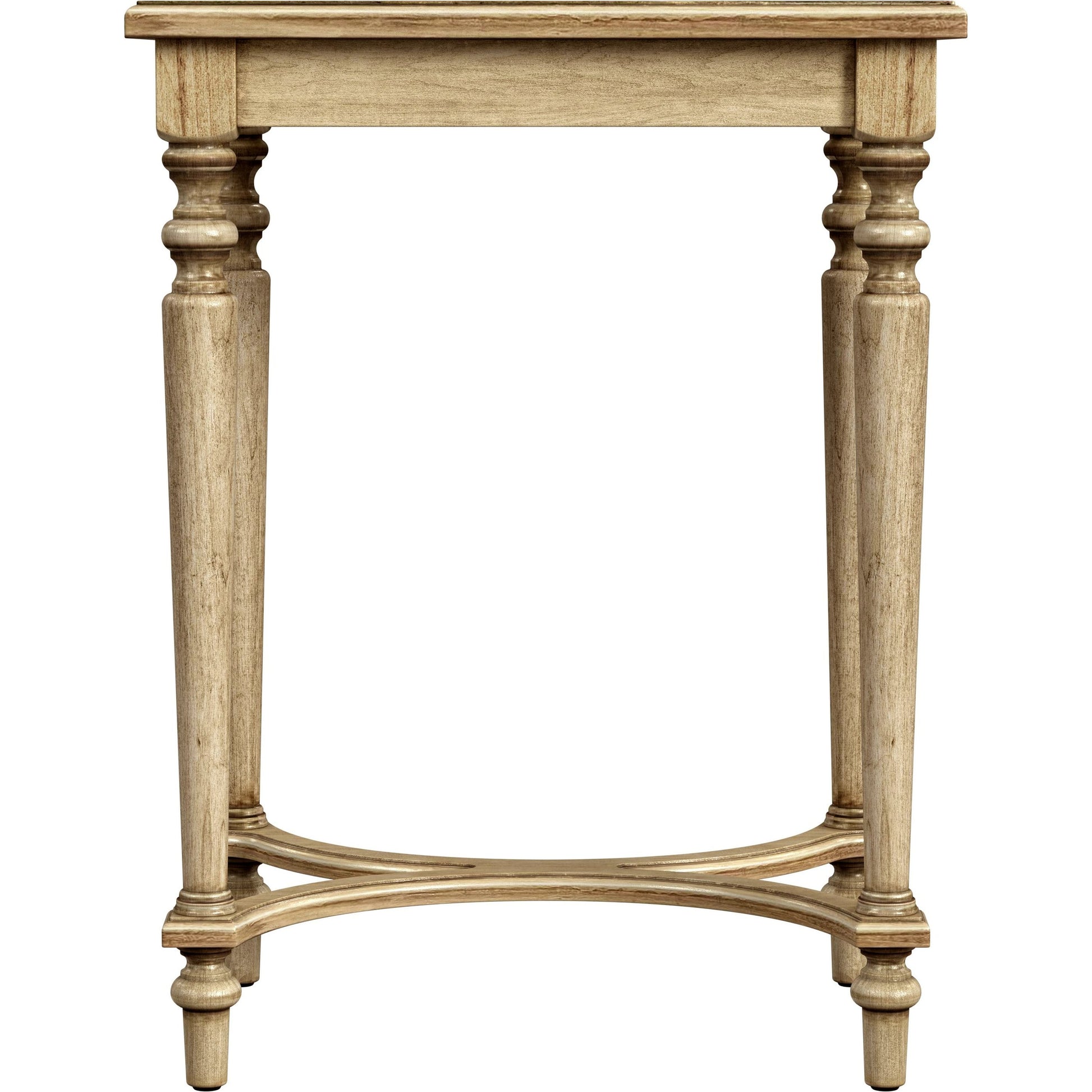 Tyler Starburst Inlay Accent Table by Butler Specialty Company in beige and antique beige. Made from rubberwood solids, mdf, cherry, maple and walnut veneers in a cottage & farmhouse style.