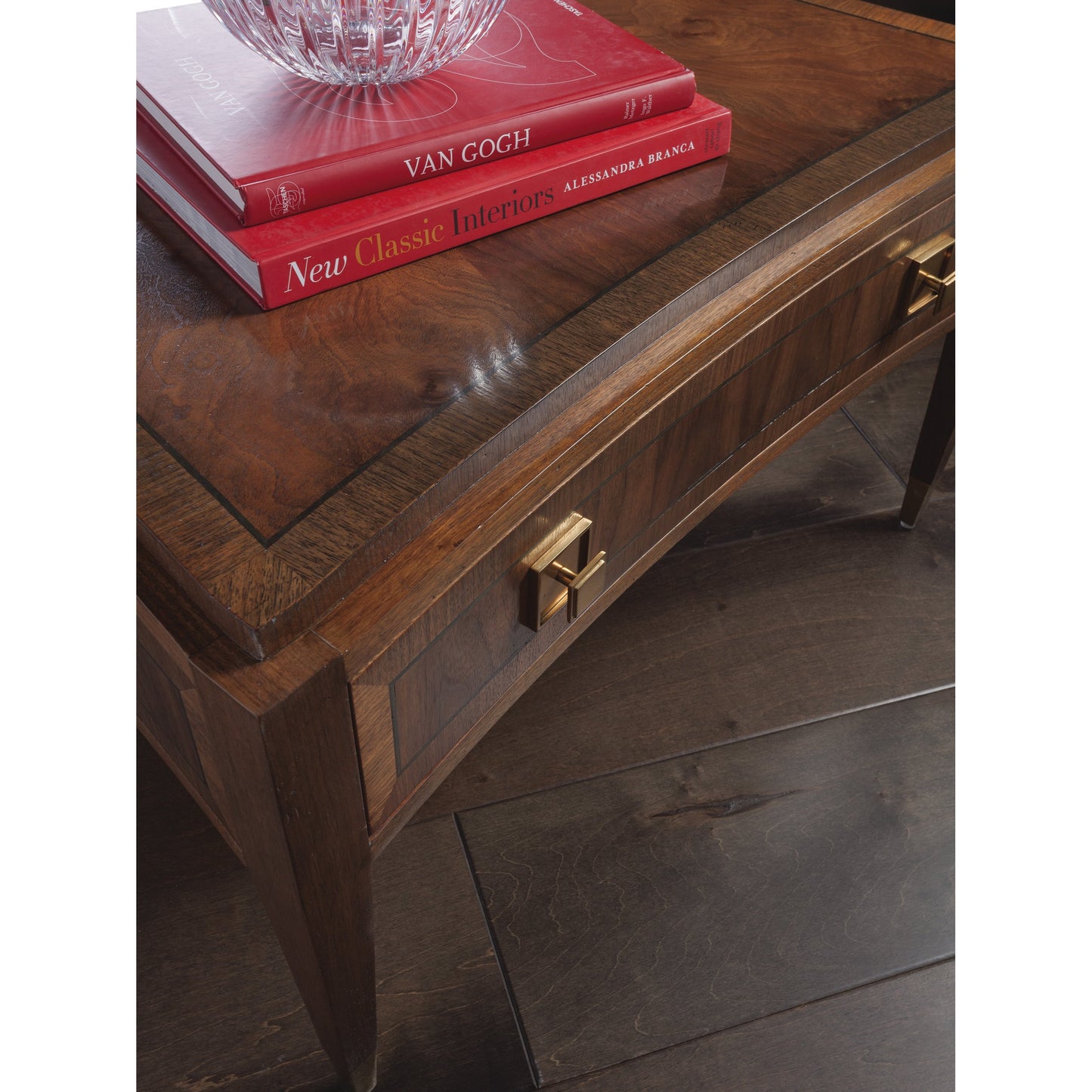 004 SR-834258 | Closeup | Chiavari Rect Cocktail Table by Artistica Home in bleached walnut. Made from unique in a transitional style.