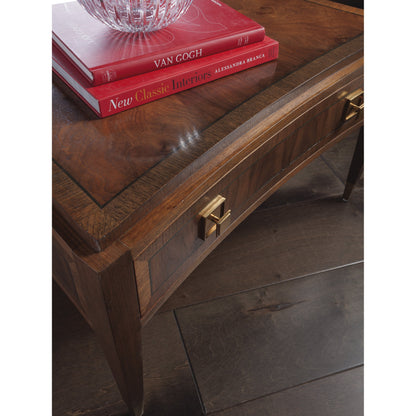 Chiavari Rect Cocktail Table by Artistica Home in bleached walnut. Made from unique in a transitional style.