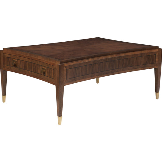 Chiavari Rect Cocktail Table by Artistica Home in bleached walnut. Made from unique in a transitional style.