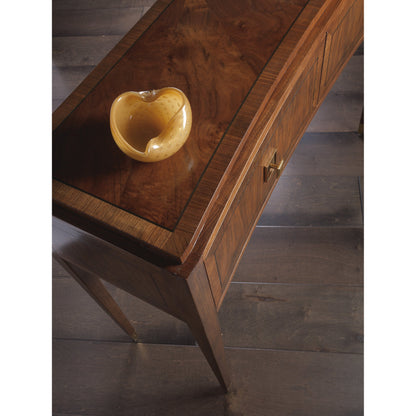 Chiavari Console by Artistica Home in bleached walnut. Made from unique in a transitional style.