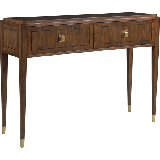 Chiavari Console by Artistica Home in bleached walnut. Made from unique in a transitional style.