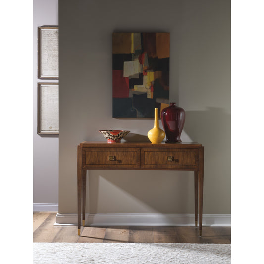 Chiavari Console by Artistica Home in bleached walnut. Made from unique in a transitional style.