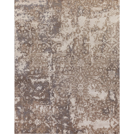 Hundley 2119 Rug by Exquisite Rugs in blue, khaki. Made from new zealand wool, bamboo silk in a unique style.