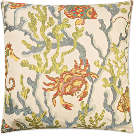 Crab Walk by DV Kap Home in multi. Made from 59% rayon, 41% polyester in a coastal style.