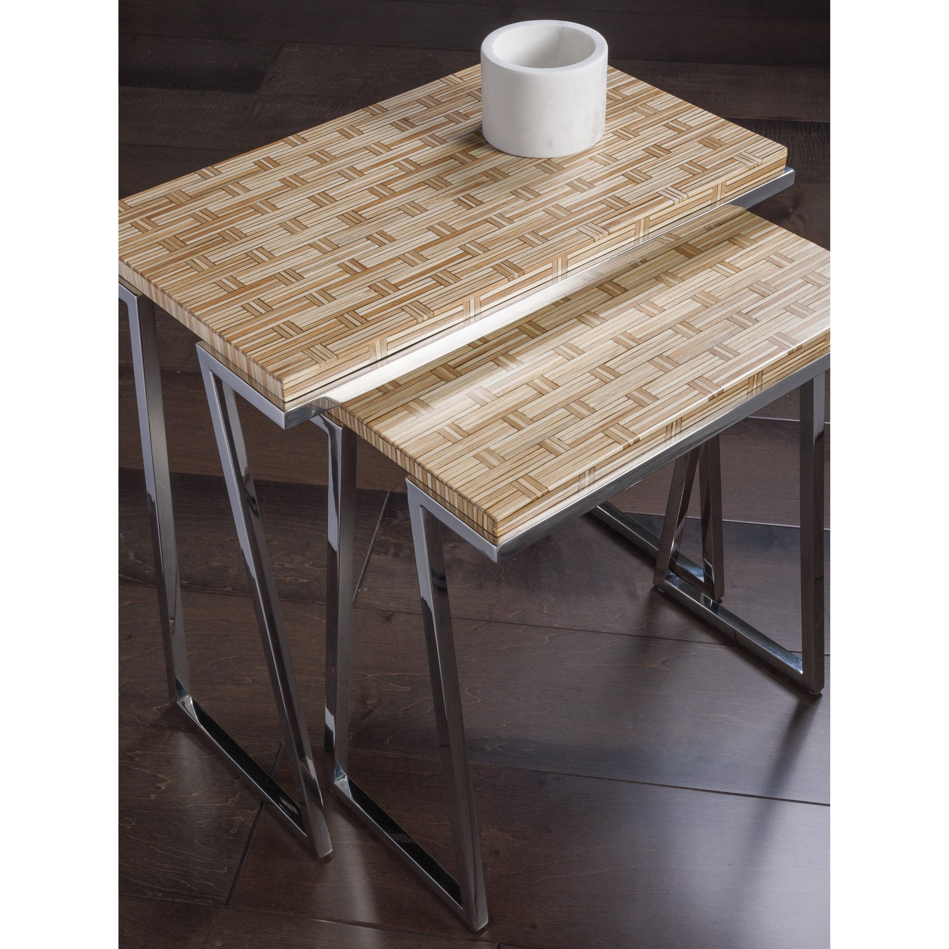 Thatch Nesting Tables by Artistica Home. Made from unique in a modern style.