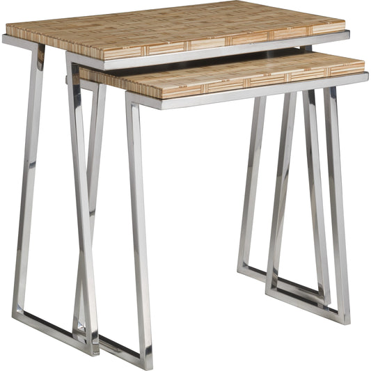 Thatch Nesting Tables by Artistica Home. Made from unique in a modern style.