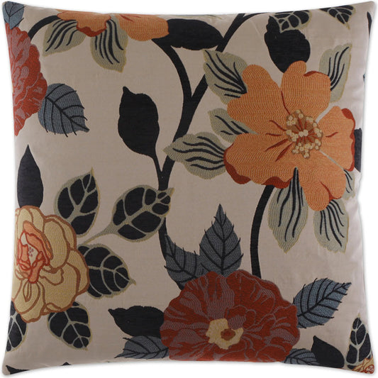 Lindita Pillow by DV Kap Home in multi. Made from 40% rayon, 38% polychenille, 22% polyester in a unique style.