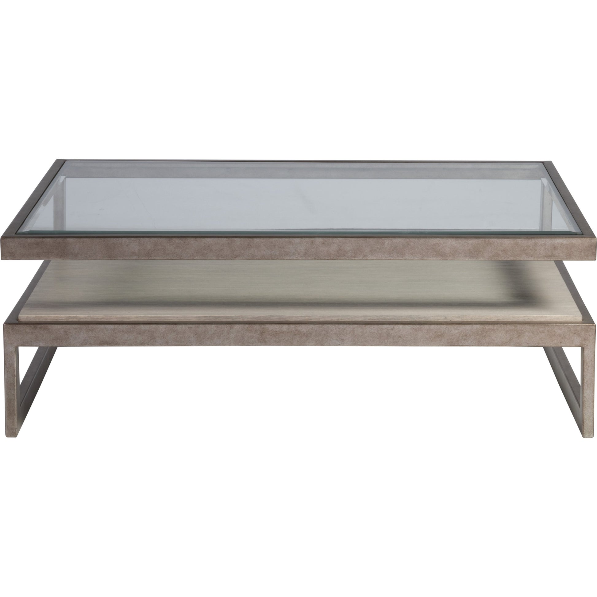 Soiree Rectangular Cocktail Table by Artistica Home in light gray. Made from unique in a modern style.