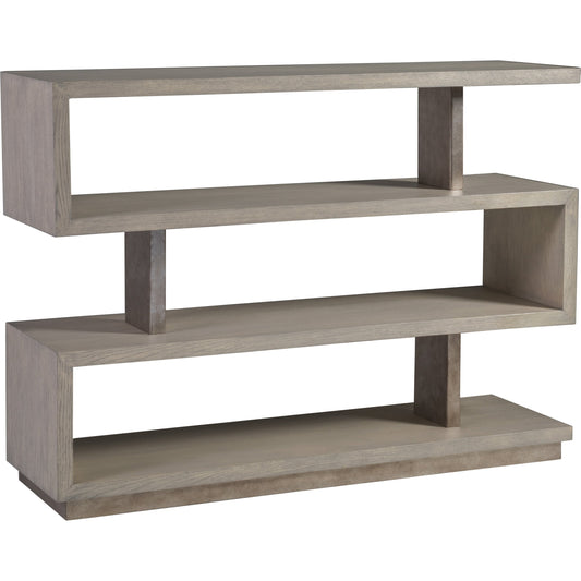 Soiree Low Bookcase by Artistica Home in light gray. Made from unique in a modern style.
