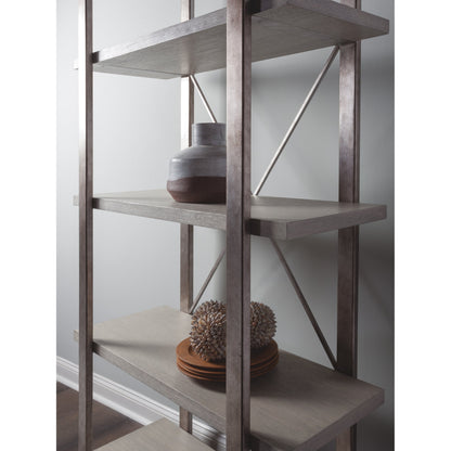 Soiree Etagere by Artistica Home in light gray. Made from unique in a modern style.