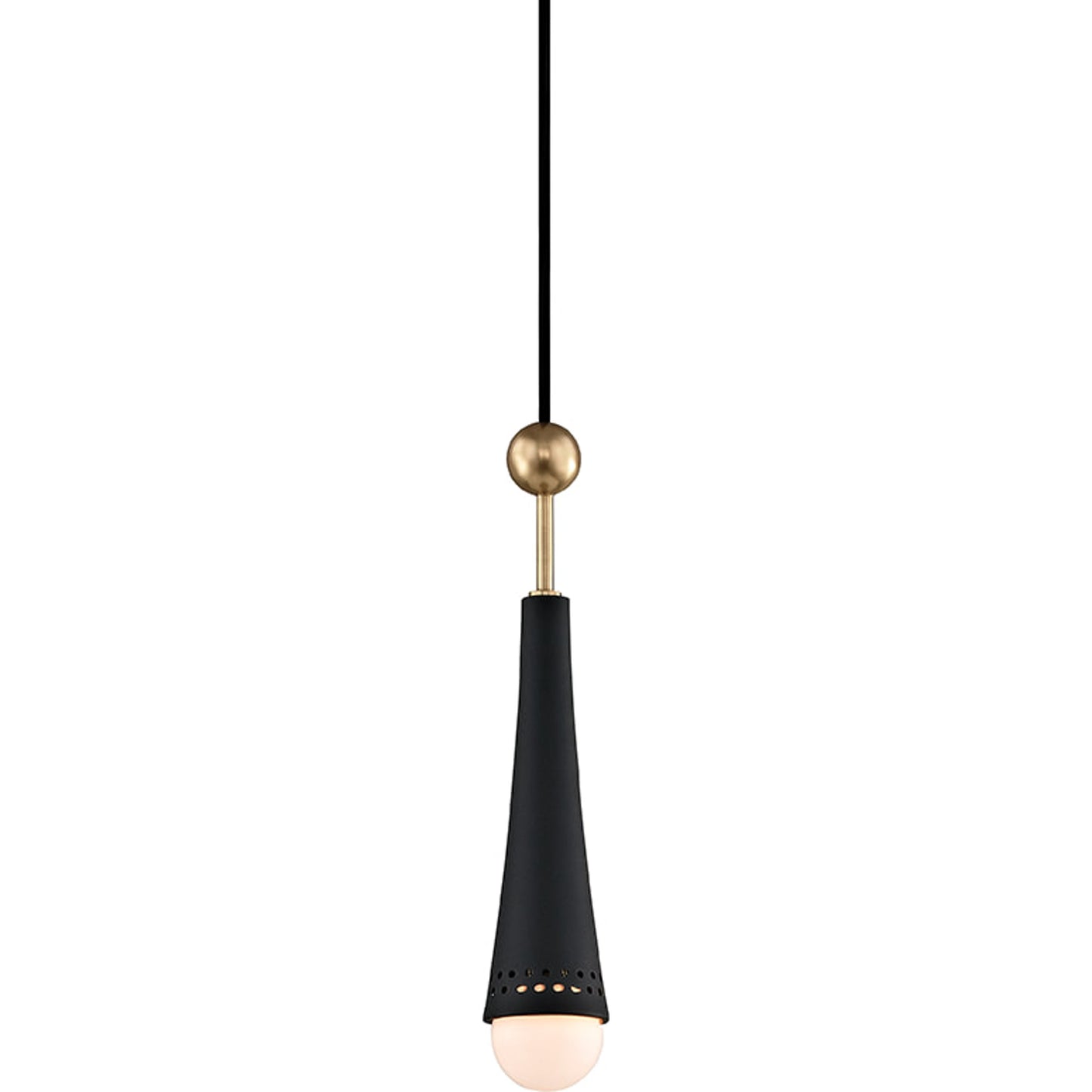 001 S-309084 | Primary Silo | Tupelo Pendant by Hudson Valley in aged brass. Made from steel in a modern style.