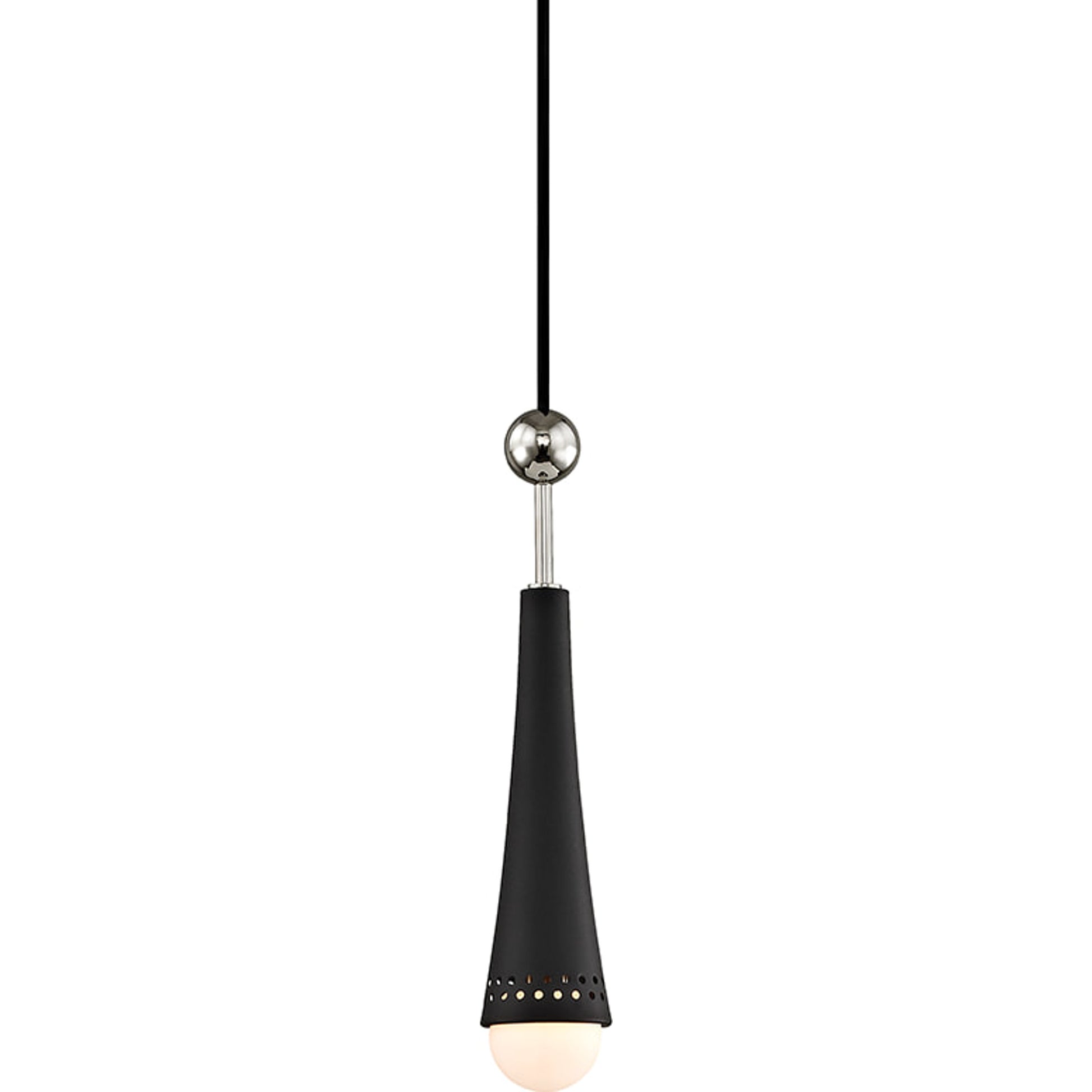 Tupelo Pendant by Hudson Valley in aged brass. Made from steel in a modern style.
