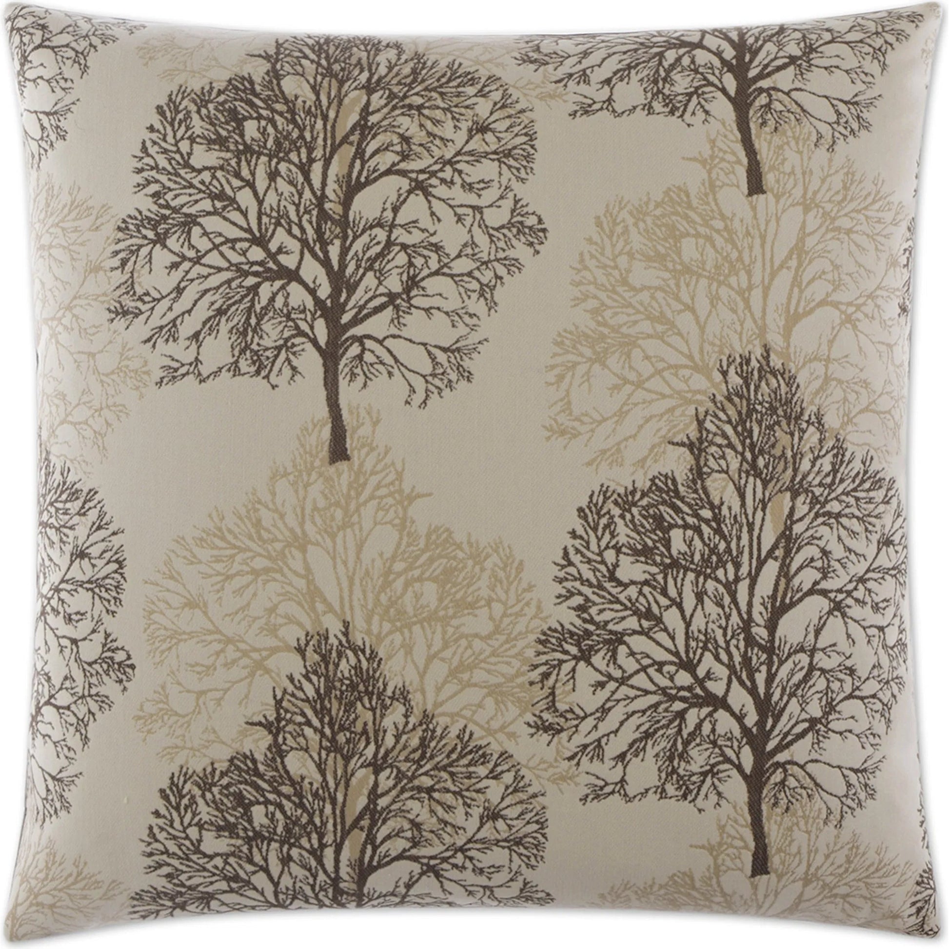 Nile Pillow by DV Kap Home in brown. Made from 69% polyester, 31% cotton in a cottage & farmhouse style.