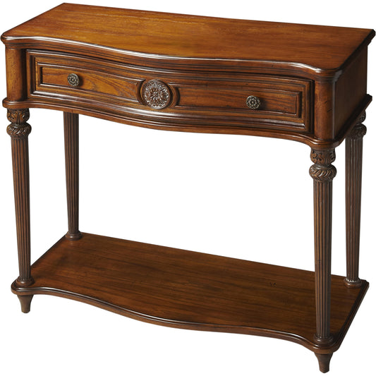 001 O-BUTLER-2130001 | Additional Silo | Peyton Console Table by Butler Specialty Company. Made from poplar wood solids, wood products, cherry veneers in a traditional style.