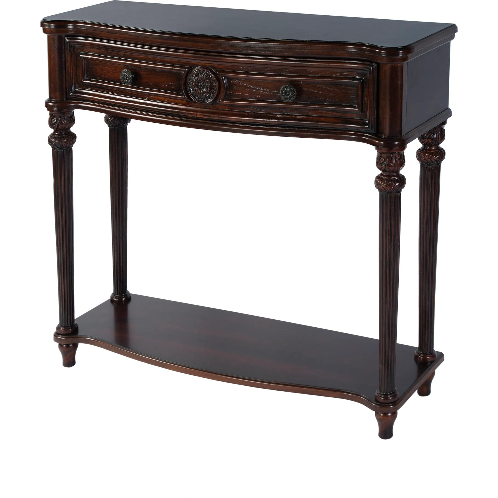 Peyton Console Table by Butler Specialty Company. Made from poplar wood solids, wood products, cherry veneers in a traditional style.