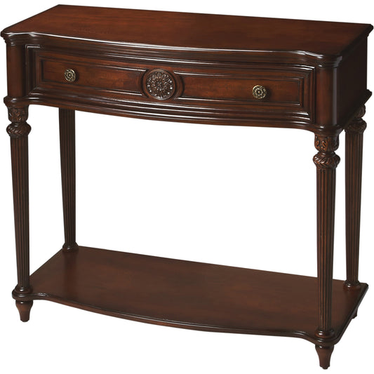 Peyton Console Table by Butler Specialty Company. Made from poplar wood solids, wood products, cherry veneers in a traditional style.