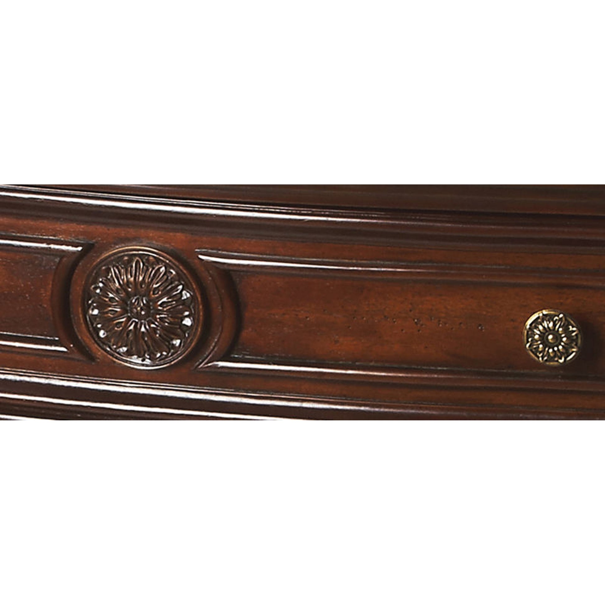 Peyton Console Table by Butler Specialty Company. Made from poplar wood solids, wood products, cherry veneers in a traditional style.
