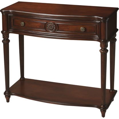 Peyton Console Table by Butler Specialty Company. Made from poplar wood solids, wood products, cherry veneers in a traditional style.
