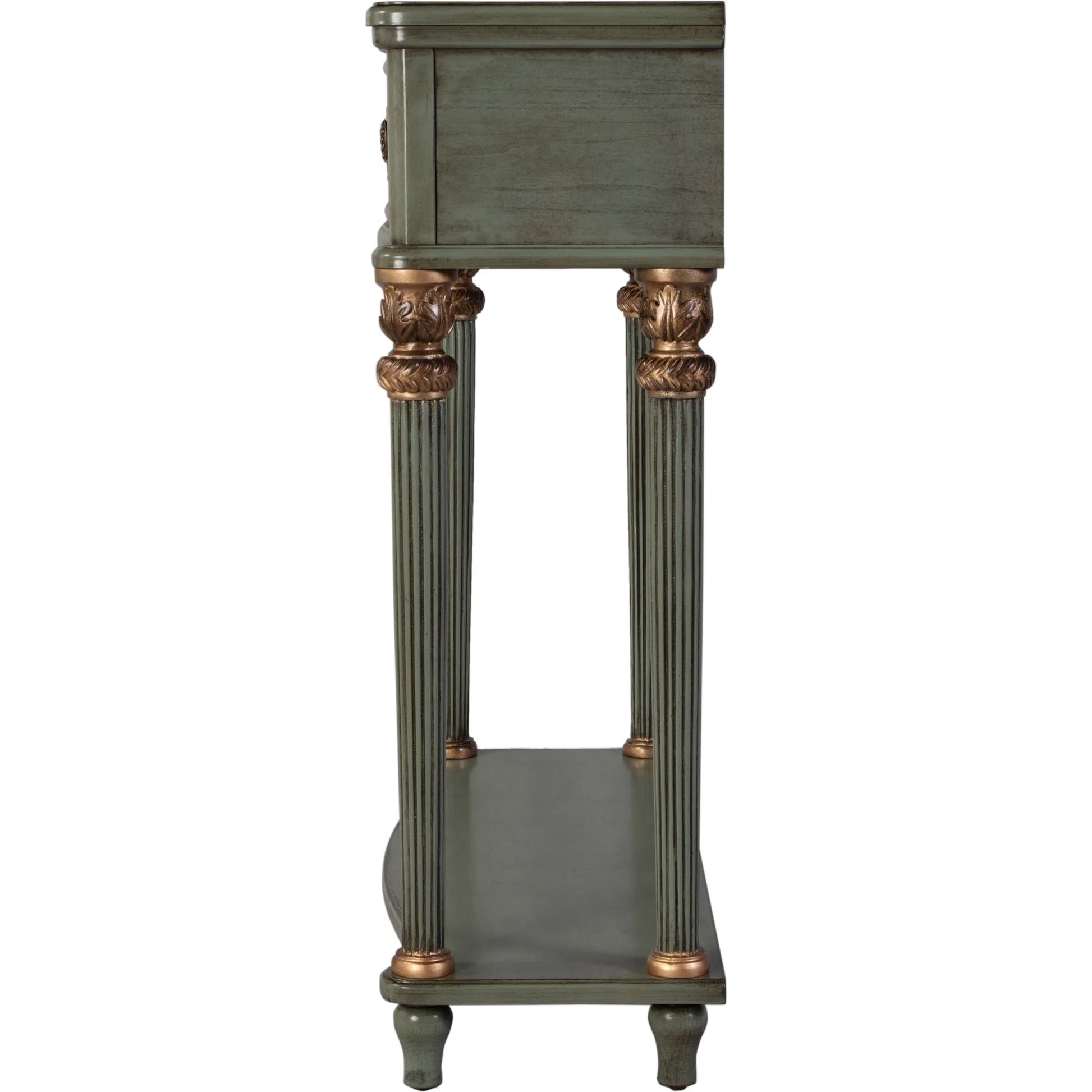 Alexander Console Table by Butler Specialty Company. Made from poplar wood, cherry veneer, fiberboard in a traditional style.