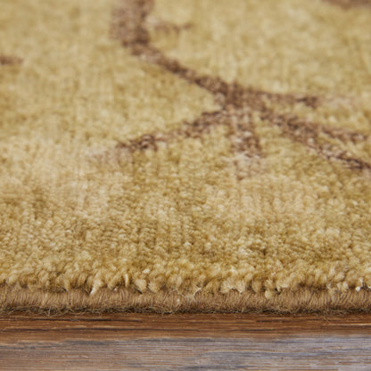 Cordonnet Transitional & Botanical Rug - 7151F by Feizy. Made from wool in a unique style.