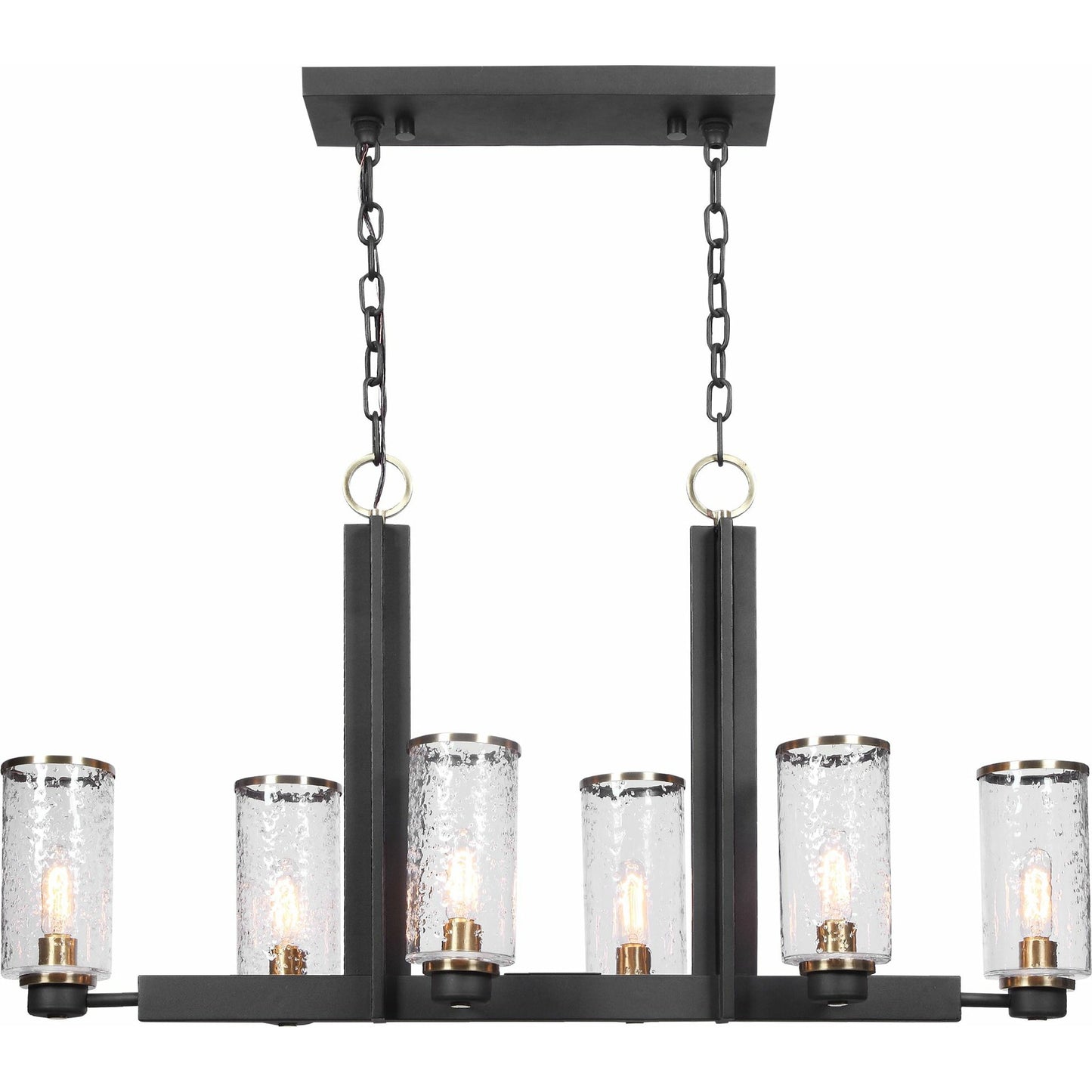 001 SR-766676 | Primary Silo | Jarsdel Industrial Island Light by Uttermost. Made from steel, glass in a transitional style.