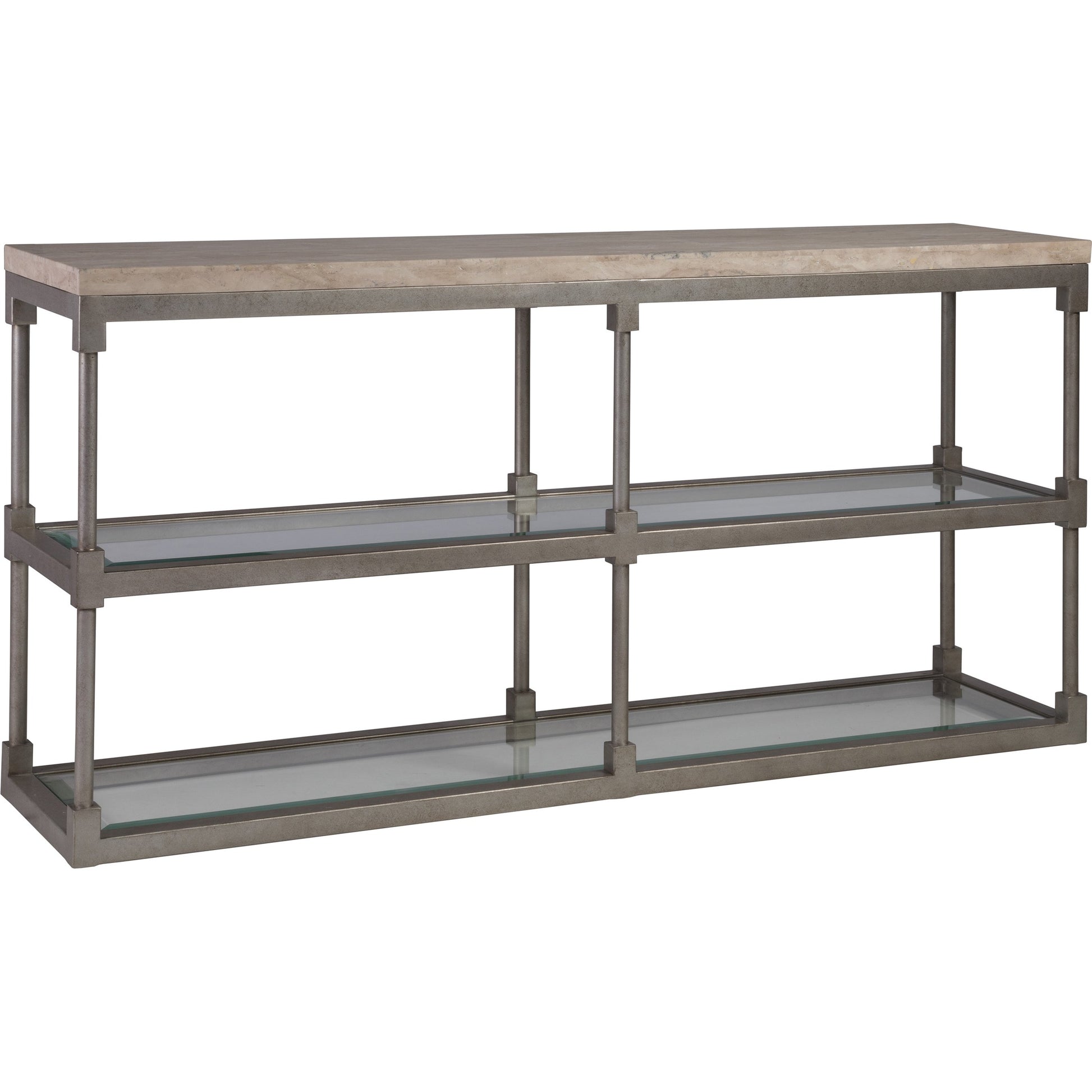 Topa Console by Artistica Home in antiqued silver leaf. Made from unique in a modern style.