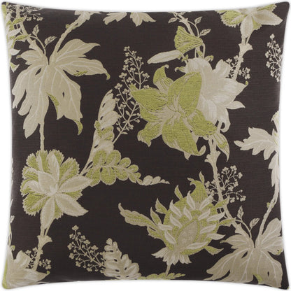 Hampton Pillow by DV Kap Home in brown. Made from 100% polyester in a traditional style.