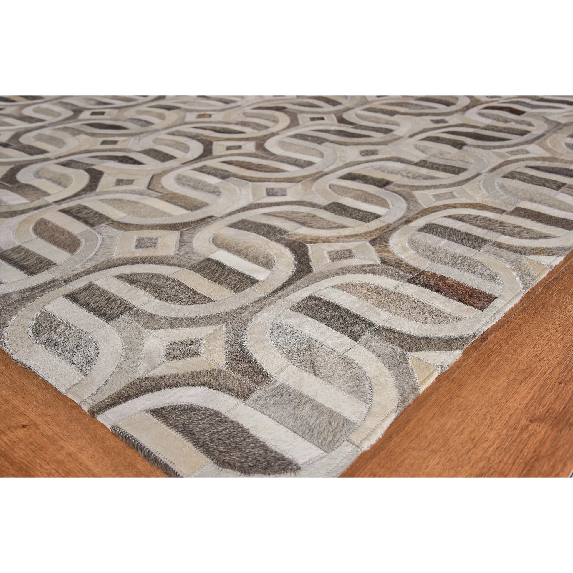 Natural Hide Rug by Exquisite Rugs. Made from leather hide in a unique style.