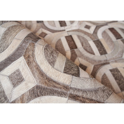 Natural Hide Rug by Exquisite Rugs. Made from leather hide in a unique style.
