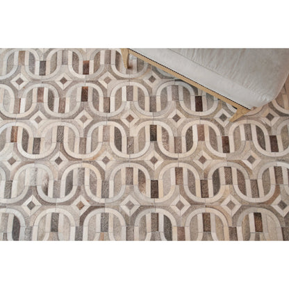 Natural Hide Rug by Exquisite Rugs. Made from leather hide in a unique style.