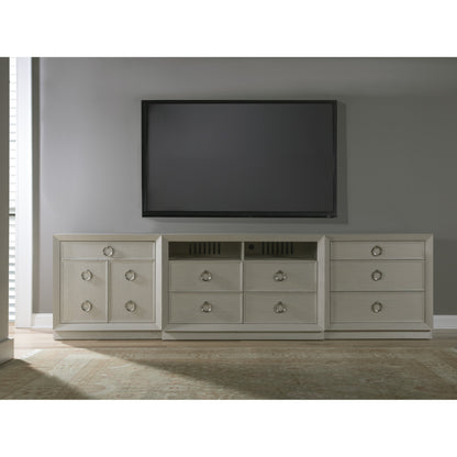 Zeitgeist Linen Media Console by Artistica Home. Made from unique in a modern style.