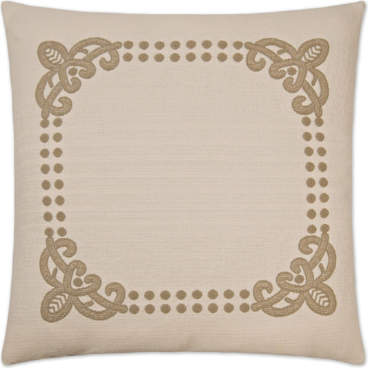 Brouhaha by DV Kap Home in white, ivory, natural. Made from 76.85% cotton, 14.80% polyester, 8.10% rayon, .25% nylon in a transitional style.