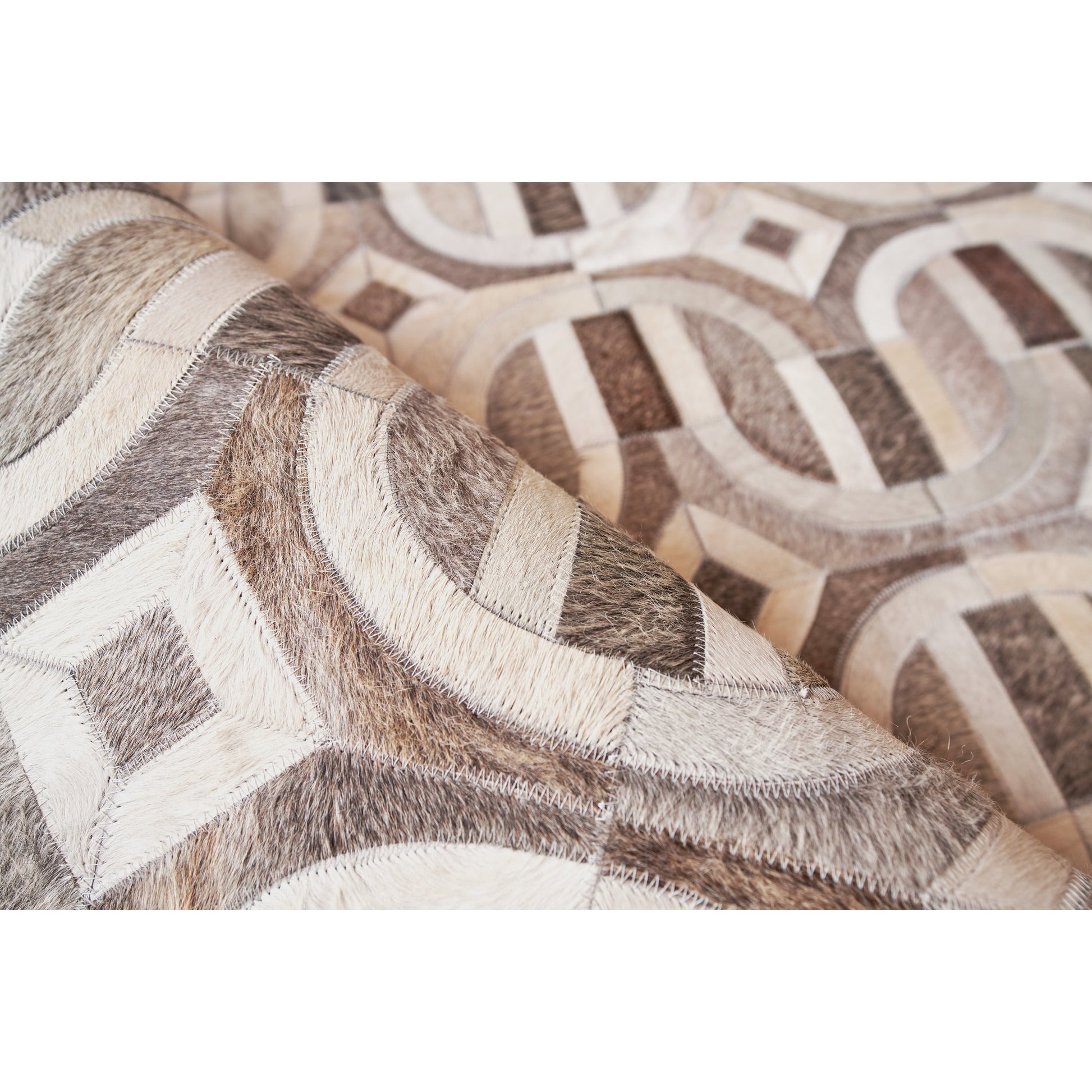 Natural Hide Rug by Exquisite Rugs. Made from leather hide in a unique style.