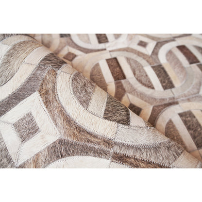 Natural Hide Rug by Exquisite Rugs. Made from leather hide in a unique style.