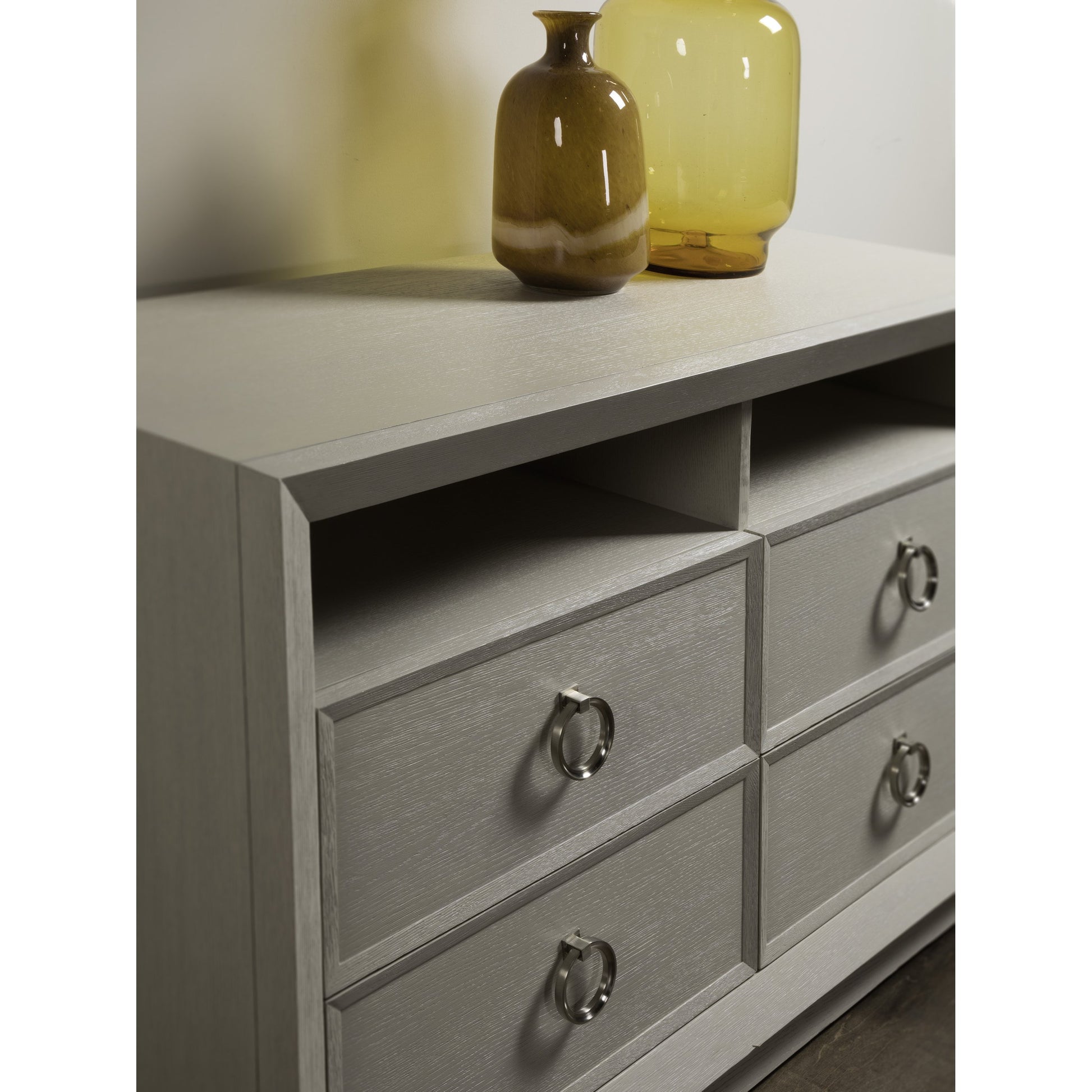 Zeitgeist Linen Media Console by Artistica Home. Made from unique in a modern style.