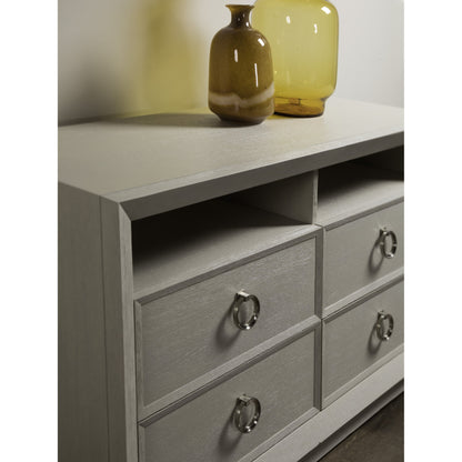 Zeitgeist Linen Media Console by Artistica Home. Made from unique in a modern style.